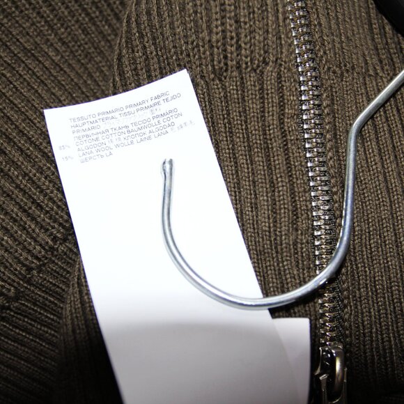 BNWT AW21 MAISON MARGIELA MM6 KNIT UP ZIP UP DRESS M - Picture 11 of 12